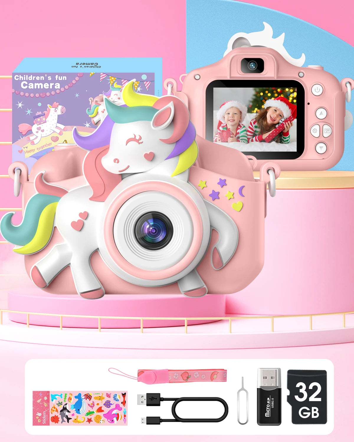 Diamookycn Kids Mini Camera 20MP 1080P HD Digital Cam