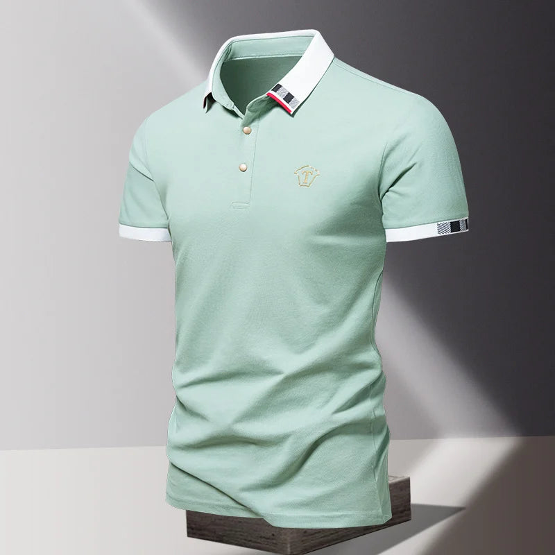 Lane JT Pure Cotton Mens Polo Short Sleeve T Shirt