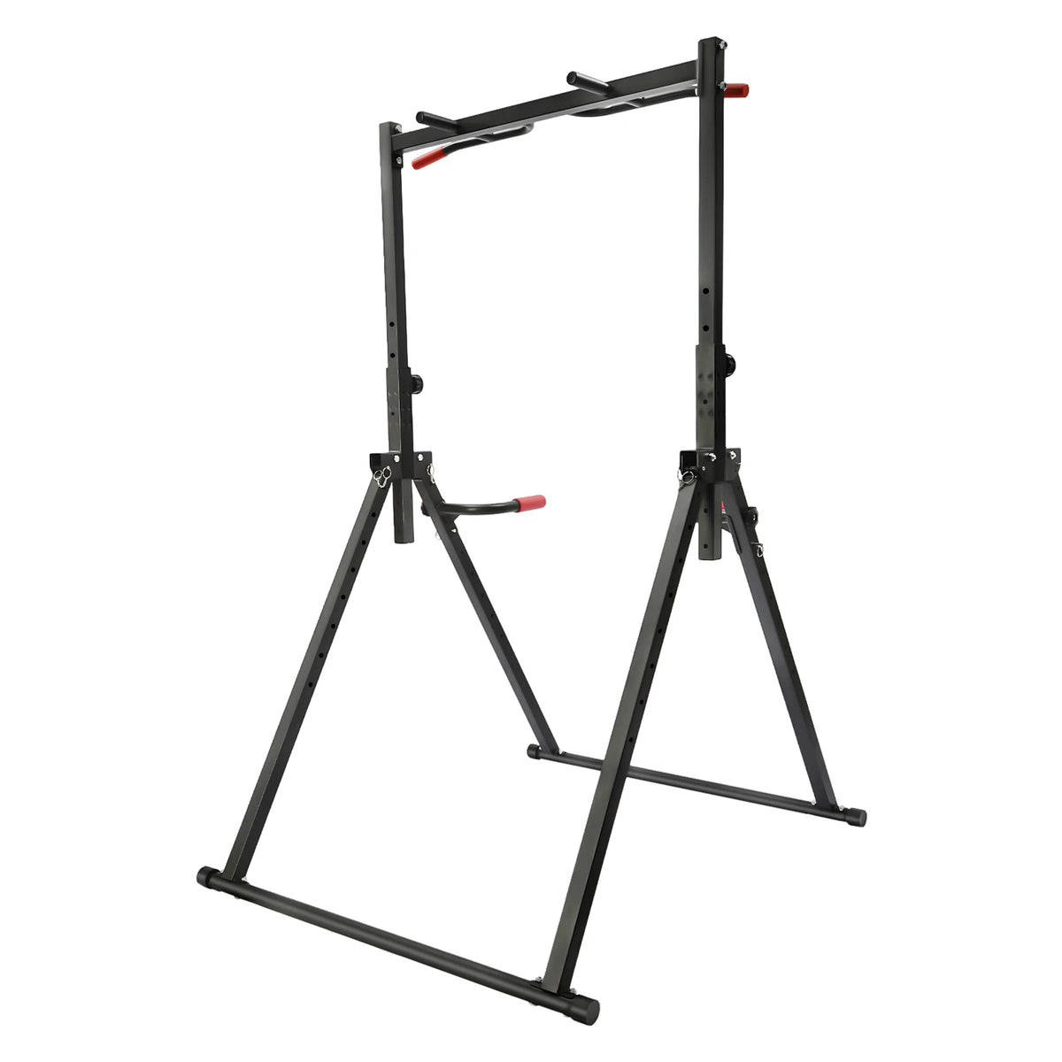 Heavy Duty Adjustable Pull Up Bar Station Foldable Frame