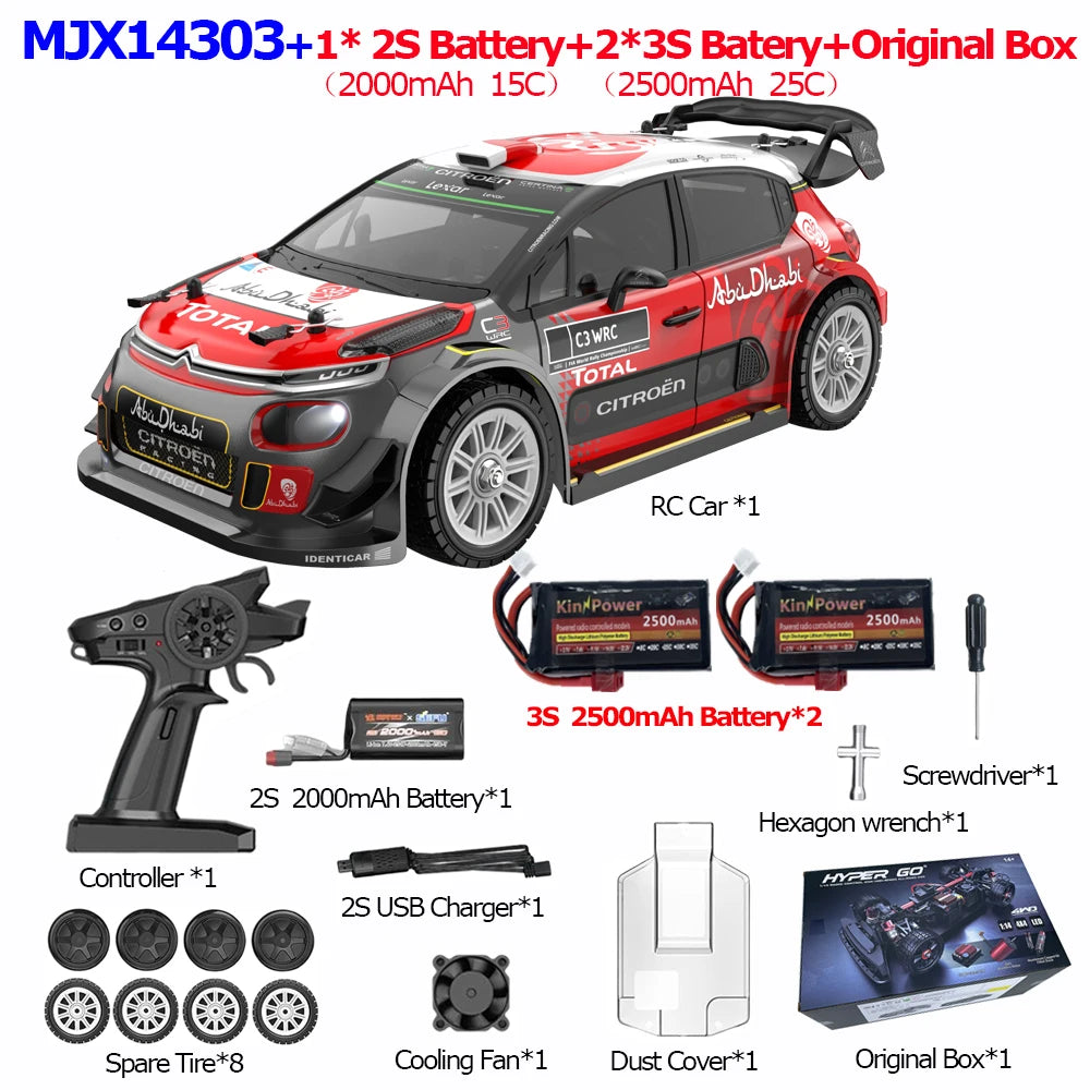 Jyscend Hyper Go MJX Drift RC Car With Gyroscope Performance