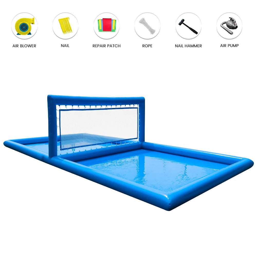 RTS Inflatable Outdoor Volleyball Court Pool For Water Games