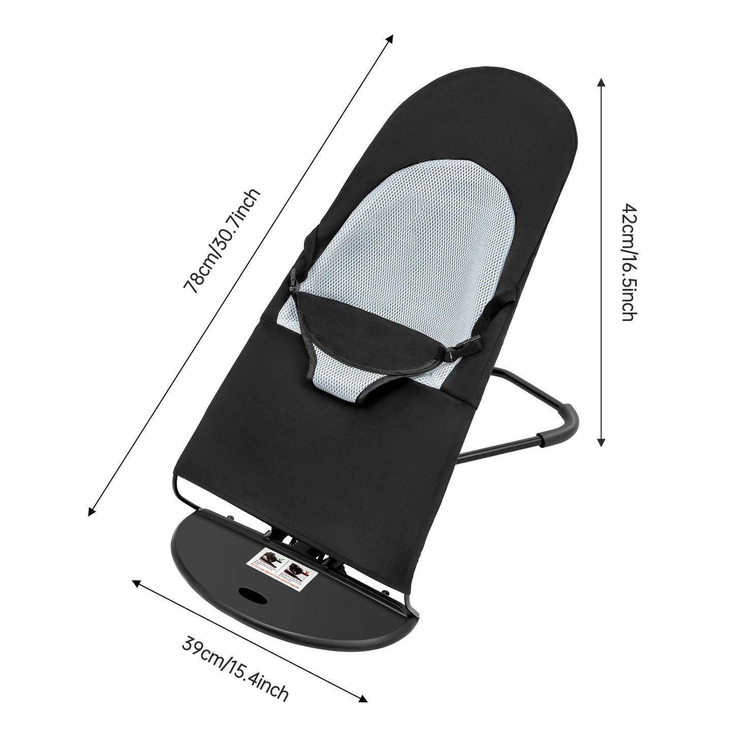 Foldable Pet Rocking Chair for Small Dogs and Cats