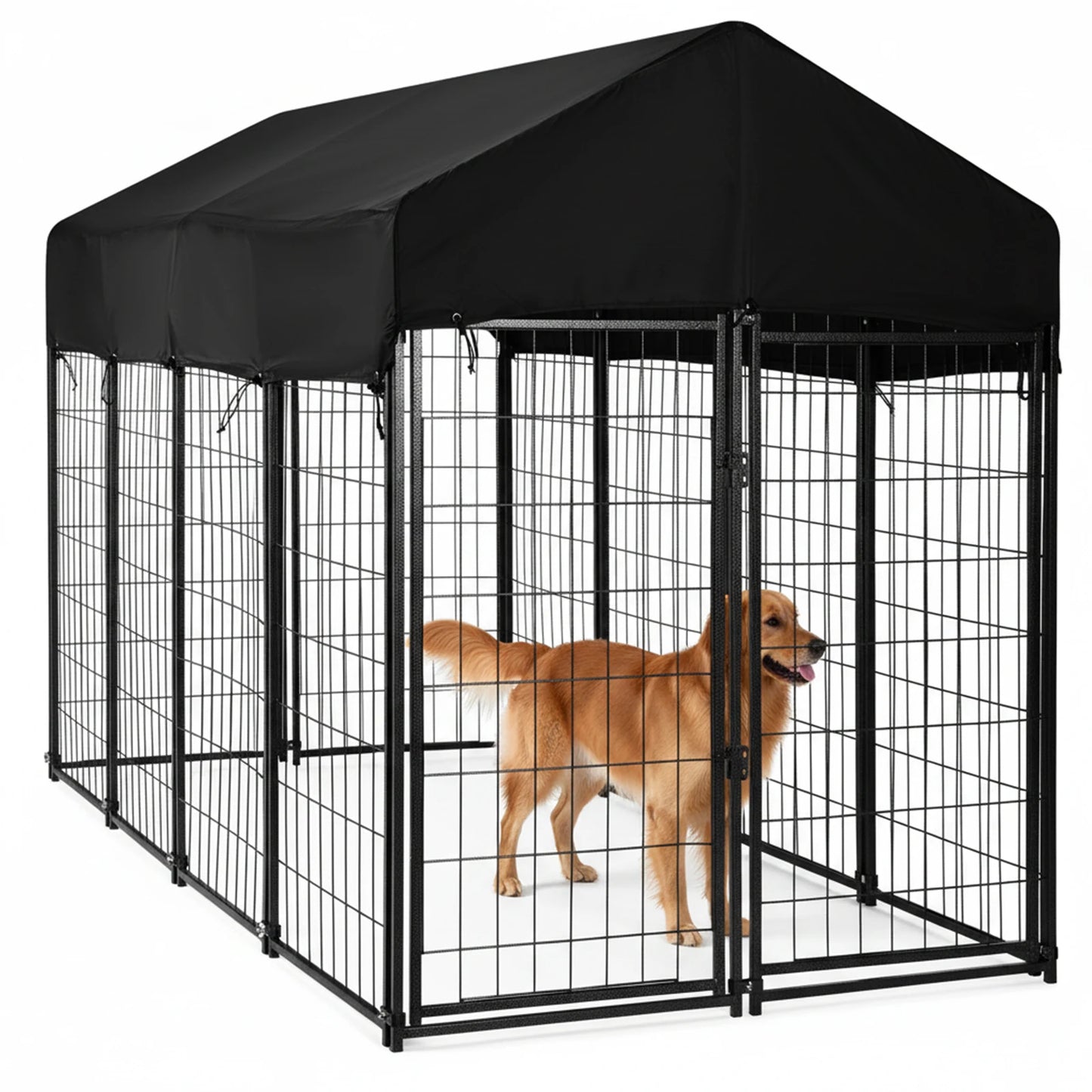 Outdoor Wire Crate Kennel Heavy Duty Welded Steel Dog Playpen