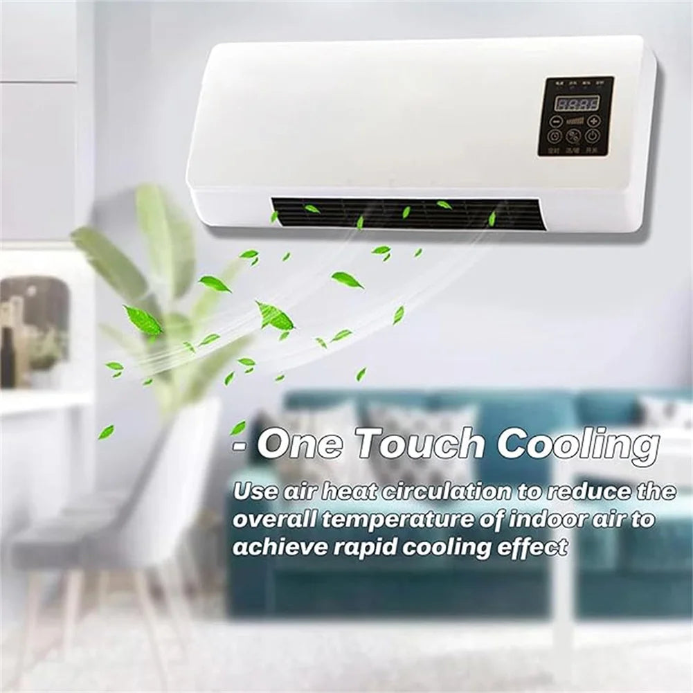 APWIKOGER Wall Mounted Portable Air Conditioner With Remote Mini Split Heating