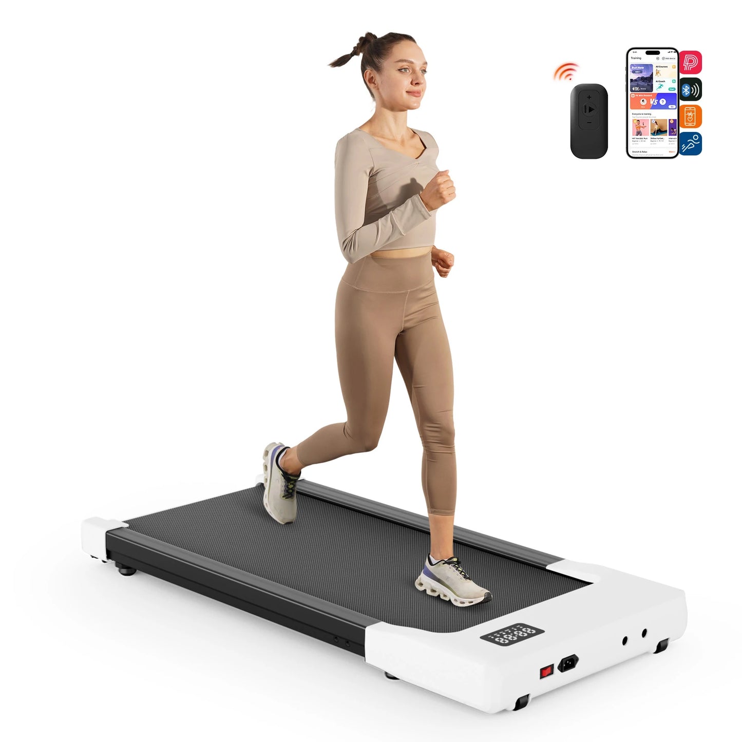 Superun Walking Pad Under Desk Treadmill 2.5HP With Remote Display