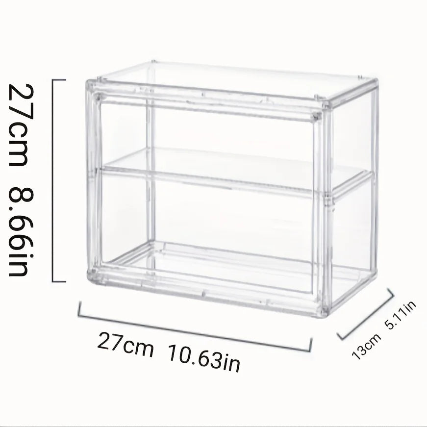 KYJG Luxury Acrylic Multi Layer Wall Mount Display Cabinet