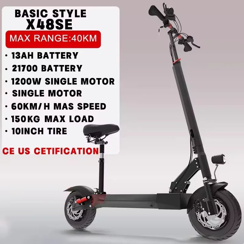 Jueshuai Outdoor Off Road Electric Scooter 48V 72V 1000W 6000W