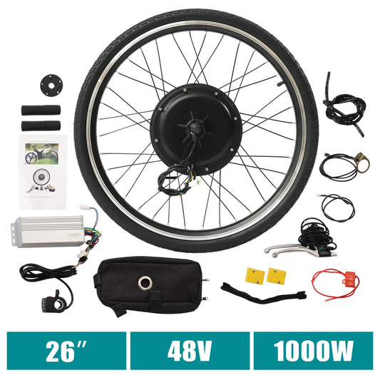 Bymaocar 48V 1000W Rear Wheel Hub Motor Conversion Kit