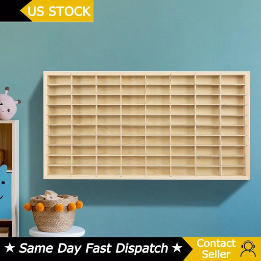 Wood Display Shelf For Diecast Cars Collectibles Storage