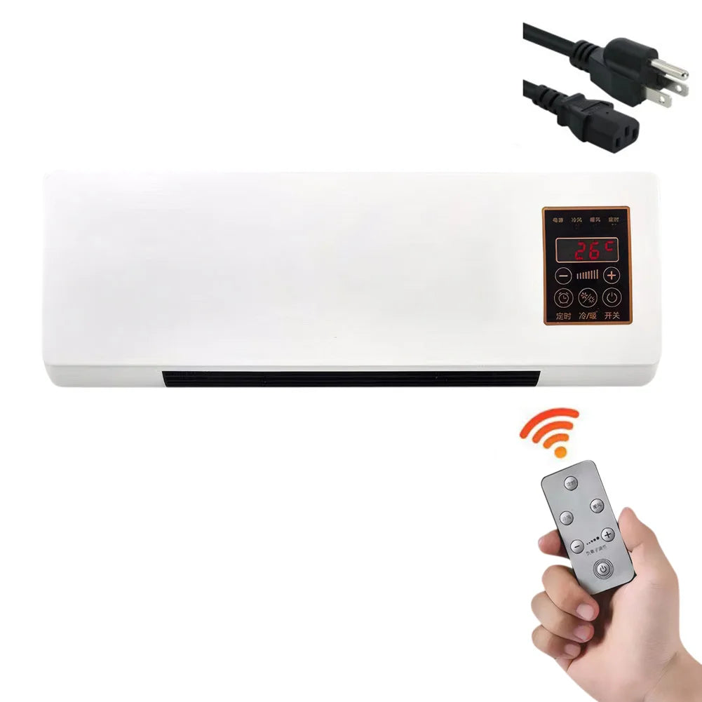 APWIKOGER Wall Mounted Portable Air Conditioner With Remote Mini Split Heating
