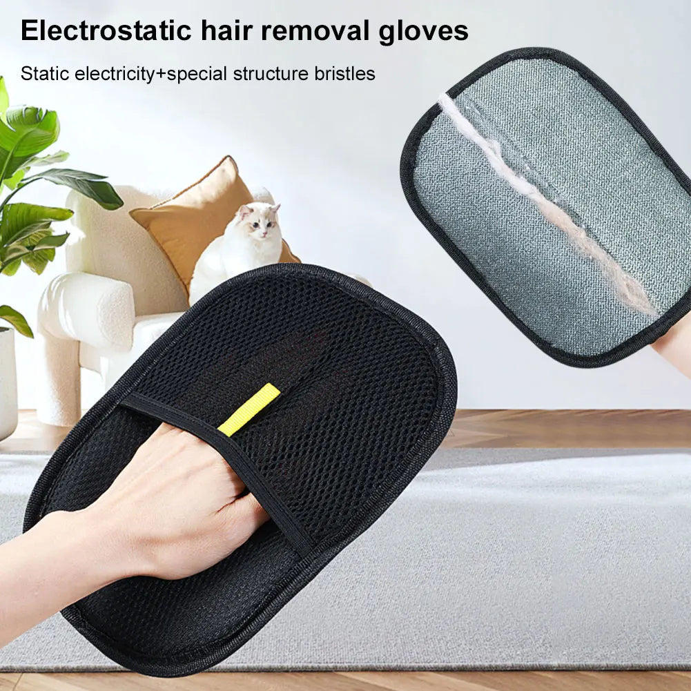 APWIKOGERH Pet Grooming Deshedding Glove For Dog Cat Rabbit