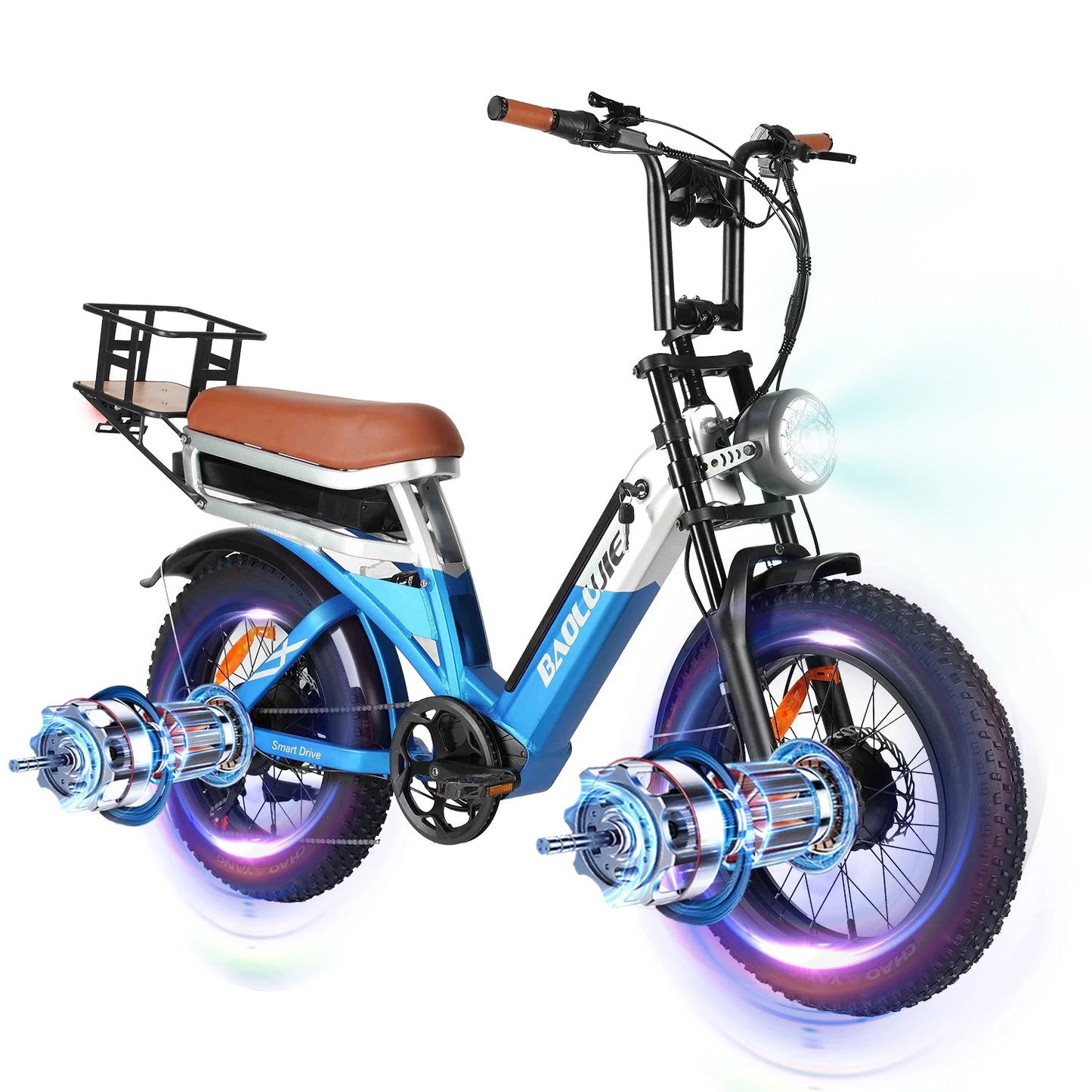 Baolujie DM01 60V 30Ah Electric Bike 42 MPH EBike
