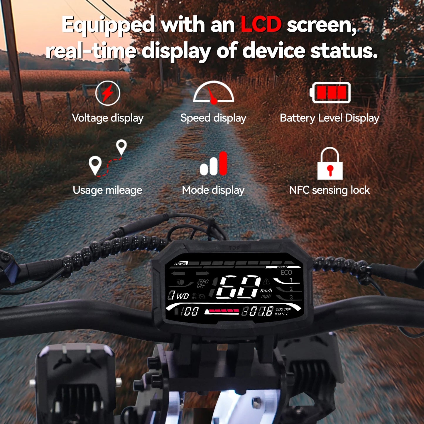 JL86 10000W Dual Motor Electric Scooter 60V40Ah For Adults
