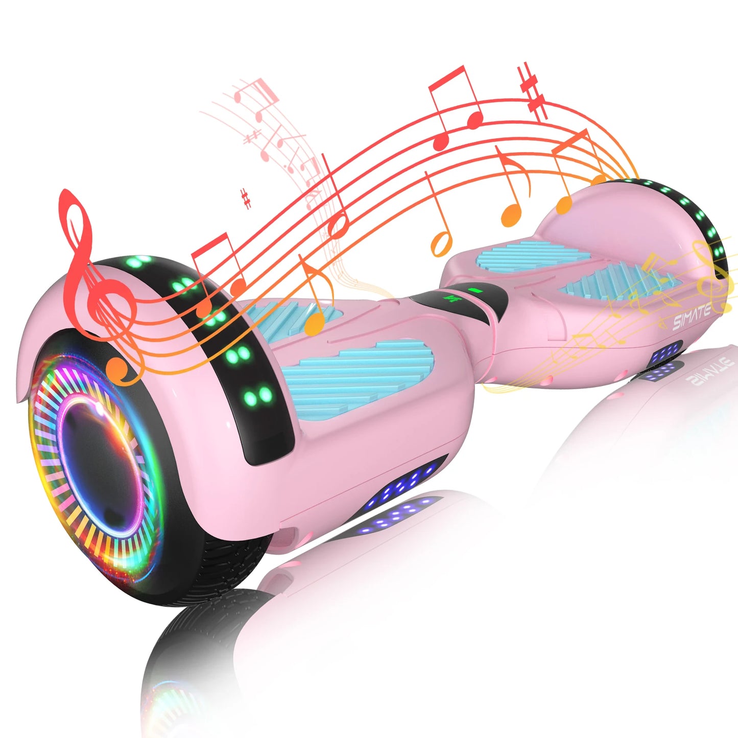 Simate 6.5 Inch Self Balancing Hoverboard With Bluetooth