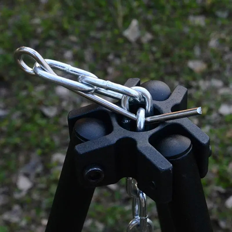 Camping Tripod Grill Heavy Duty Aluminum Alloy With Chain