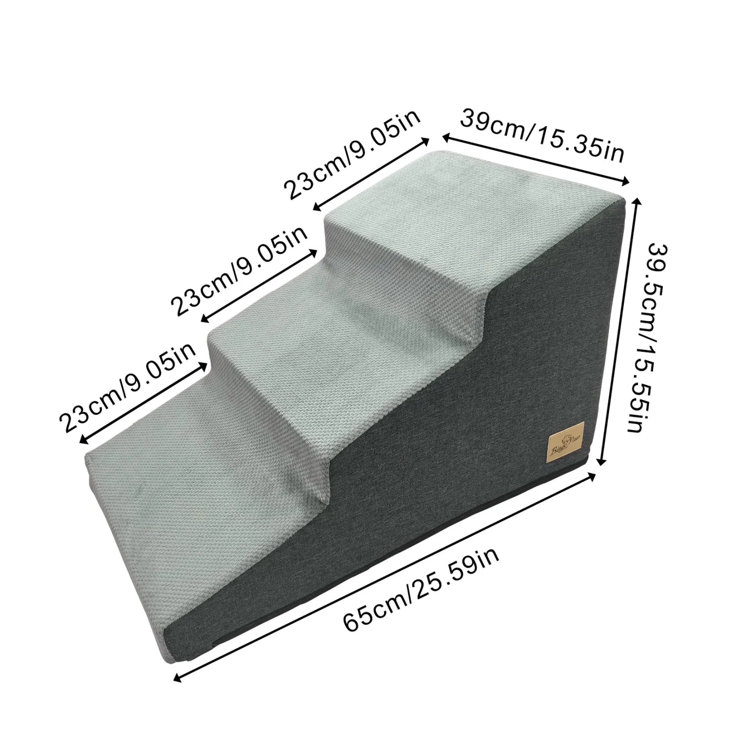 3 To 5 Steps Dog Stairs Ramps High Density Foam Non Slip Sofa Ladder