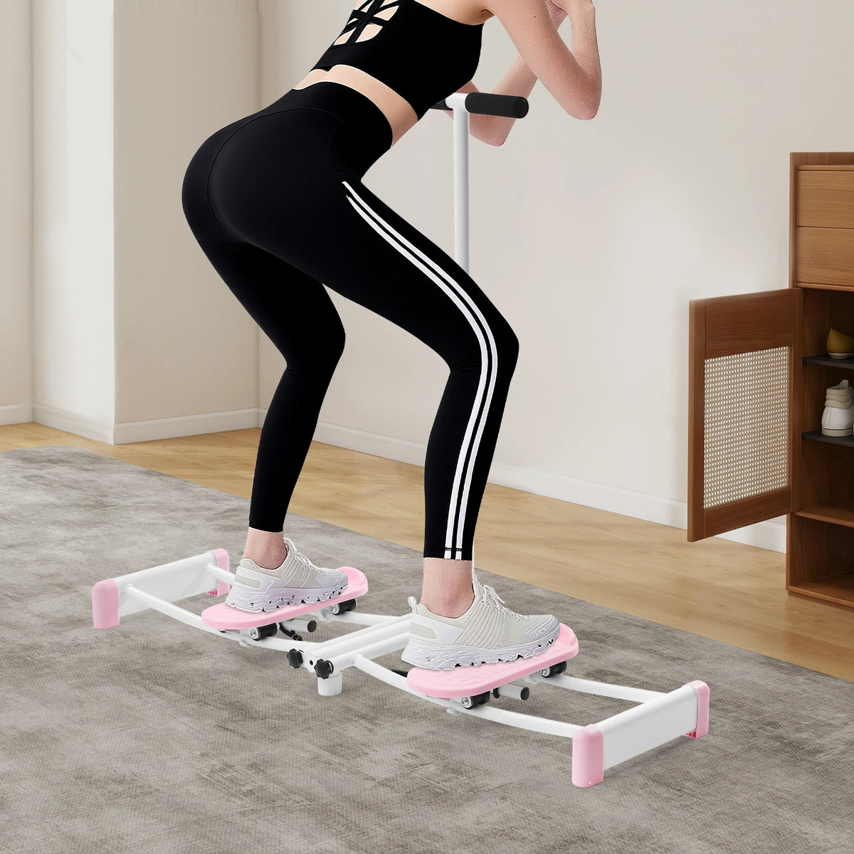 Height Adjustable Pelvic Floor Trainer With Foldable Steel Frame