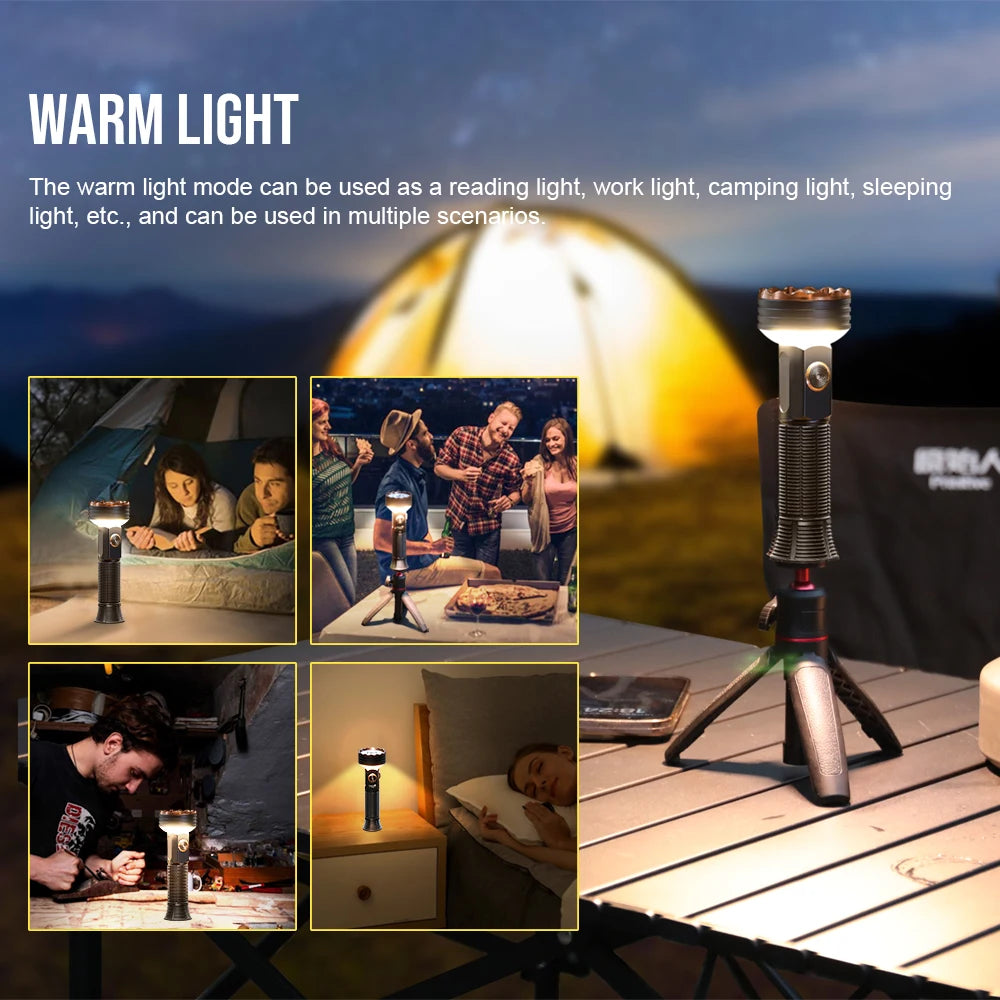 TrustFire TC50 5100LM Magnetic Rechargeable LED Flashlight Lantern