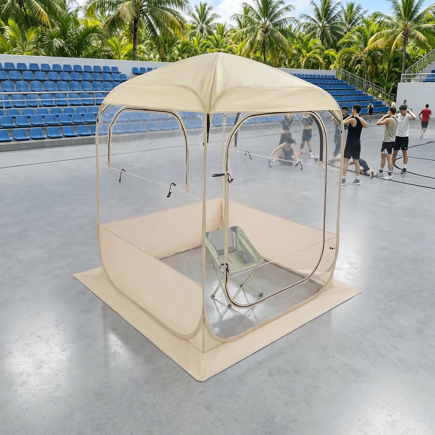 Bymaocar 150X195cm Automatic Spectator Tent Sports Fishing