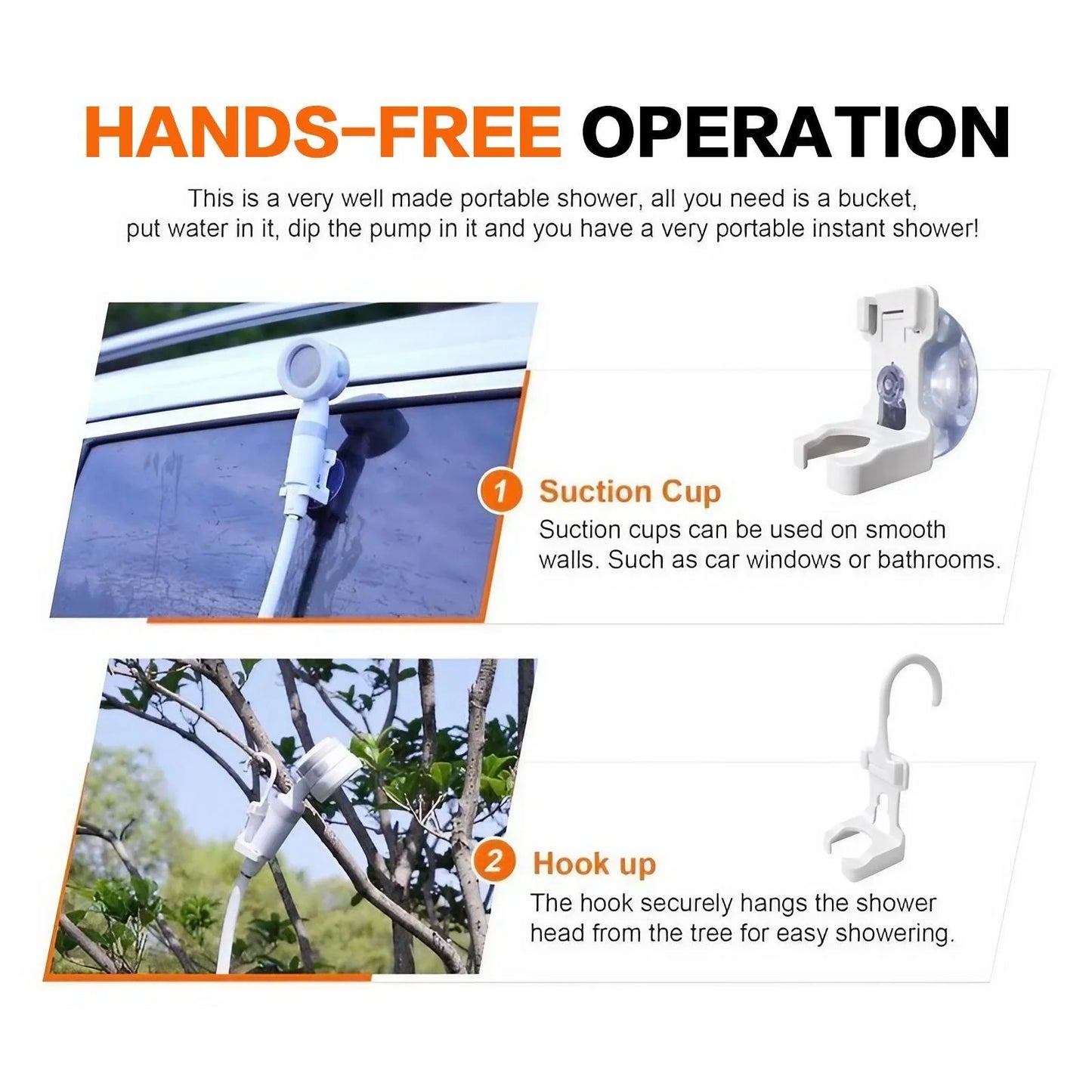 Portable Rechargeable Handheld Shower Sprayer For Pets And Gardens