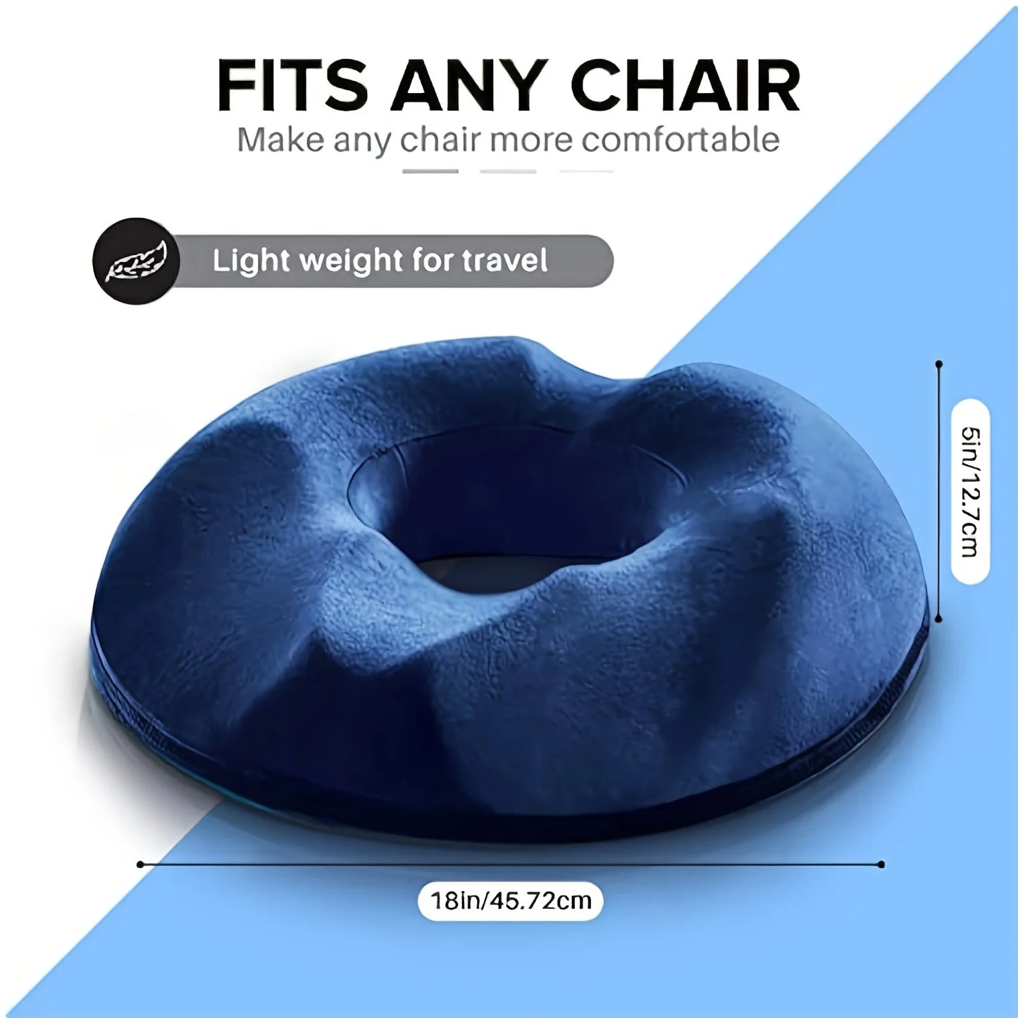 Memory Foam Donut Pillow Coccyx Seat Cushion for Pregnant Tailbone