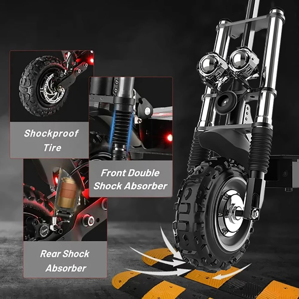 Jueshuai Outdoor Off Road Electric Scooter 48V 72V 1000W 6000W