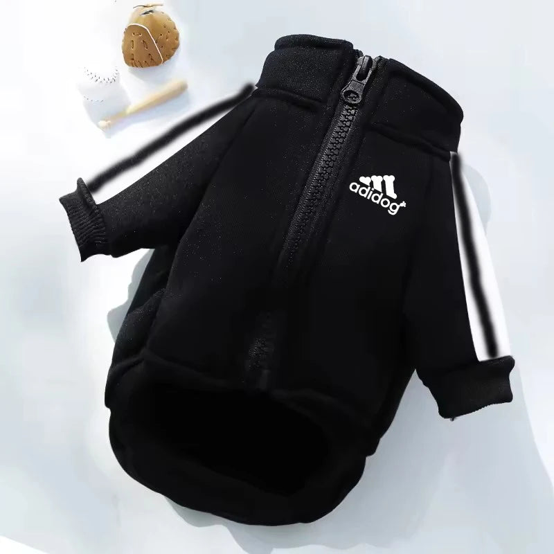 YUNFANCN Winter Fleece Dog Hoodie Sweatshirt Jacket For Pets
