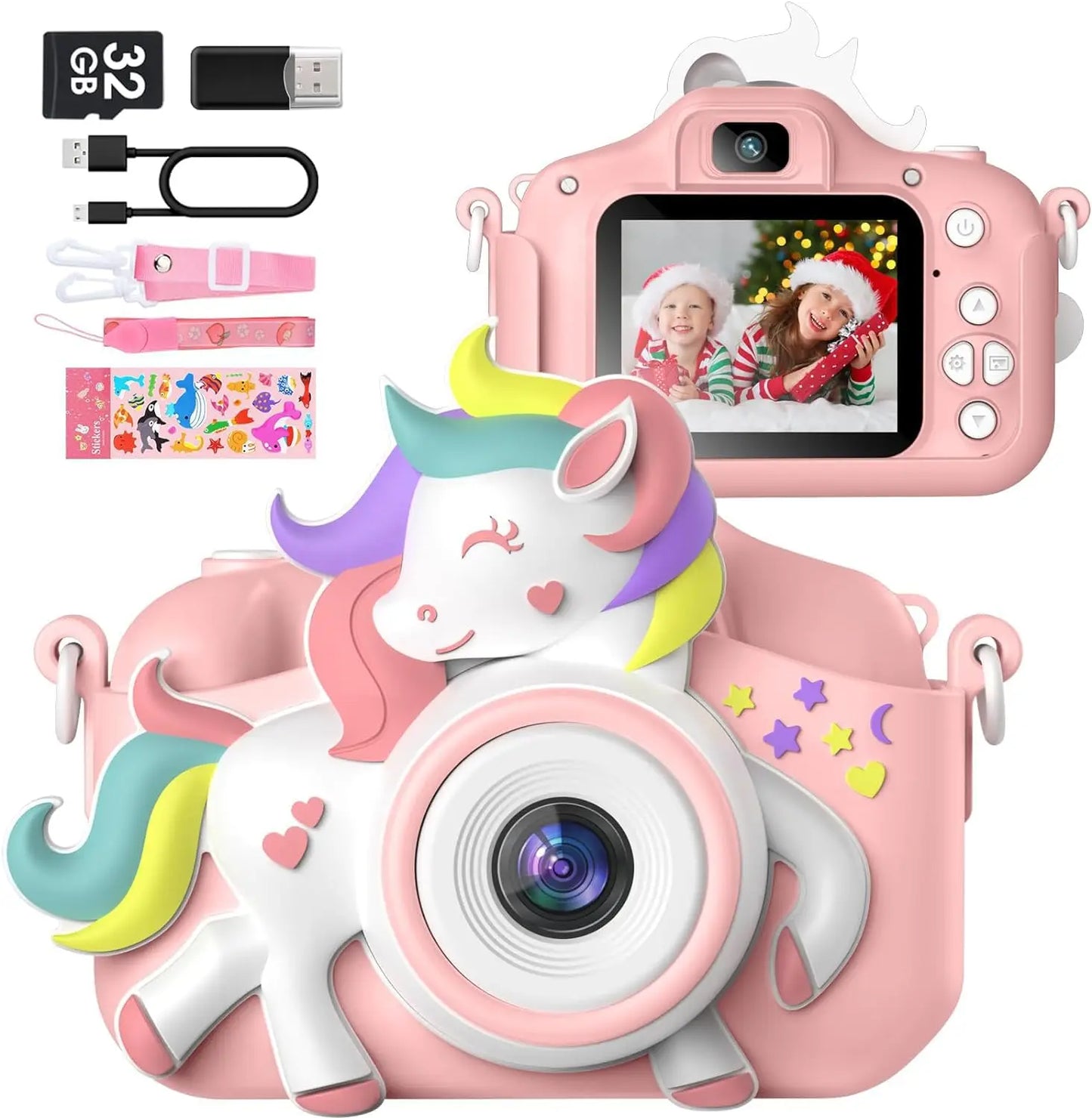 Diamookycn Kids Mini Camera 20MP 1080P HD Digital Cam