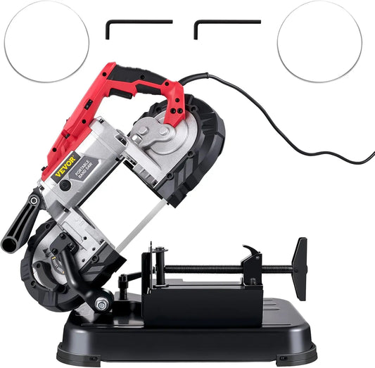 Portable Band Saw For Metal And Wood 110V 10A Motor