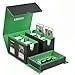 Commander Deck Box for MTG, Trading Card Storage Box Fits 400+ Double-Sleeved Cards, 5-IN-1 Multi-purpose Removable Deck Case with Dice Tray, Display Window for TCG/Sports Card