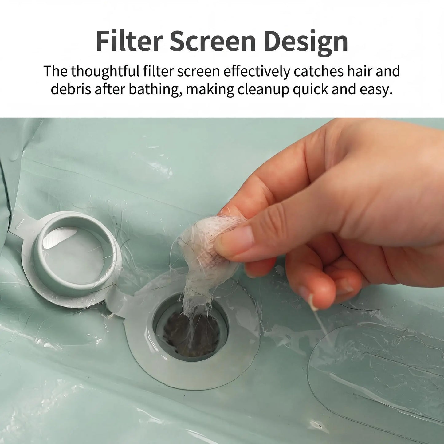 HiMISS Folding Dog Bath Tub Portable Pet Washing Station