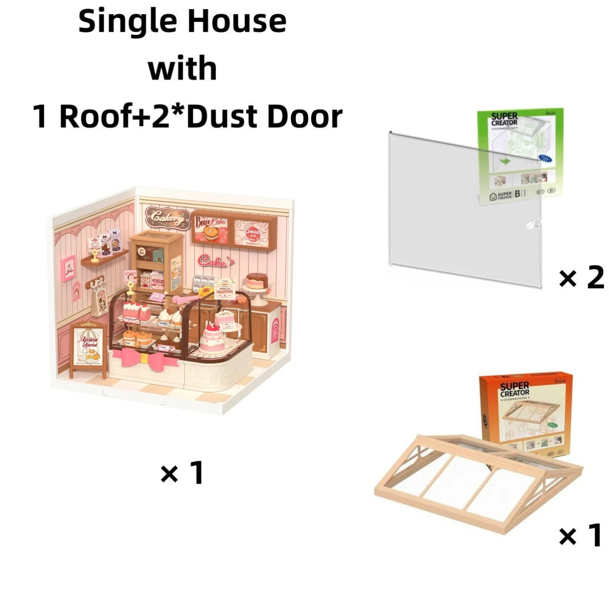 Robotime Cake Shop Dollhouse Building Blocks