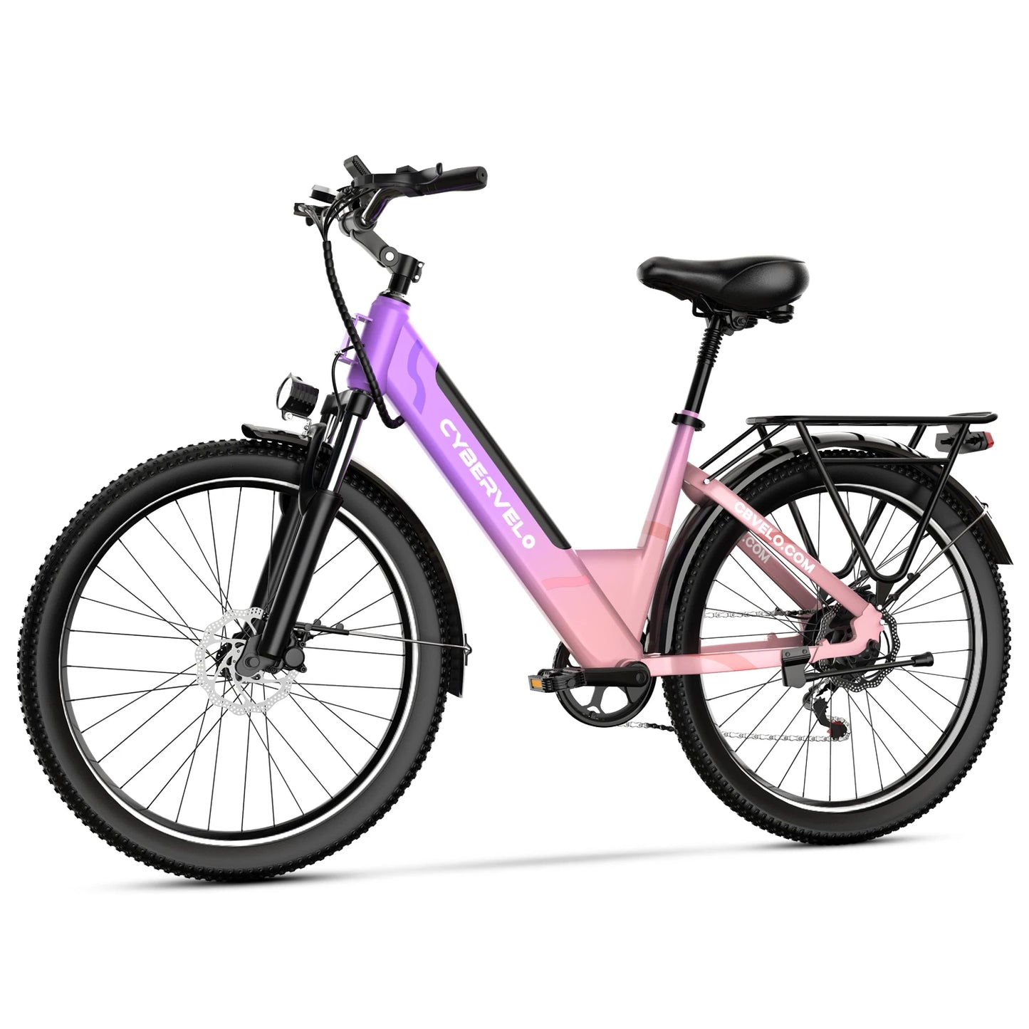 CYBERVELO EK2 Electric City Ebike With 1000W Peak Motor