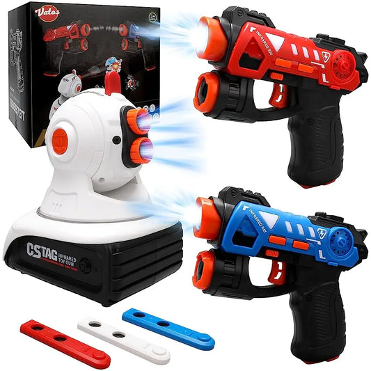 VATOS Duck UFO LaserTag Infrared Mini Pistol Toy Gun Battle