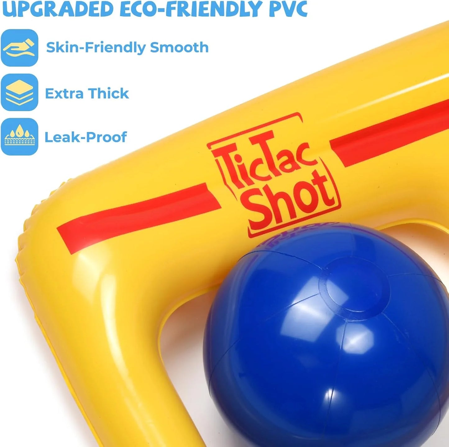 Inflatable Pool Game Set With 10 Balls For Adults Teens Kids 2 To 10 Players