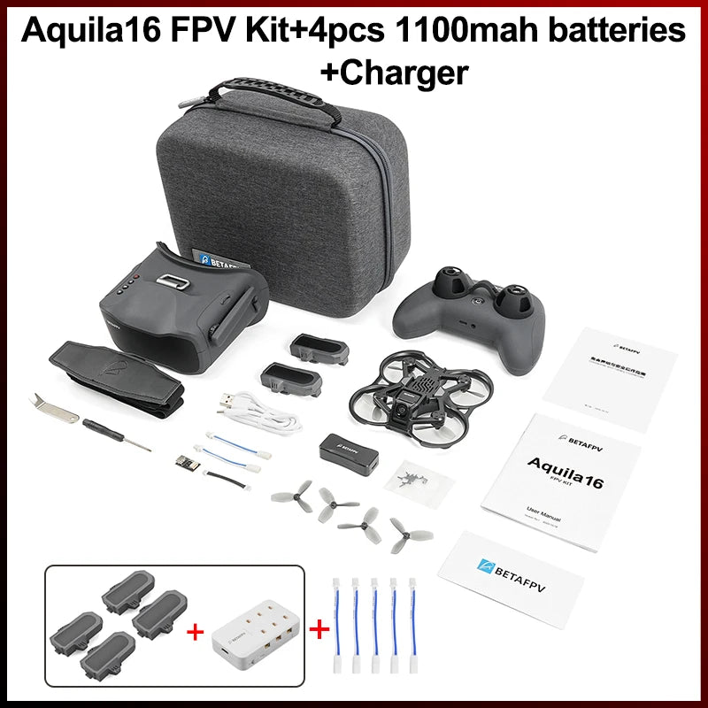 BETAFPV Aquila16 FPV Kit Brushless Racing Drone Indoor Outdoor