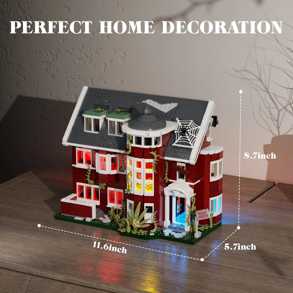 AHS Murder House Building Blocks Set Horror Story Creative Architecture Home Decoration Room Ornament Halloween Gifts for Adults Fans