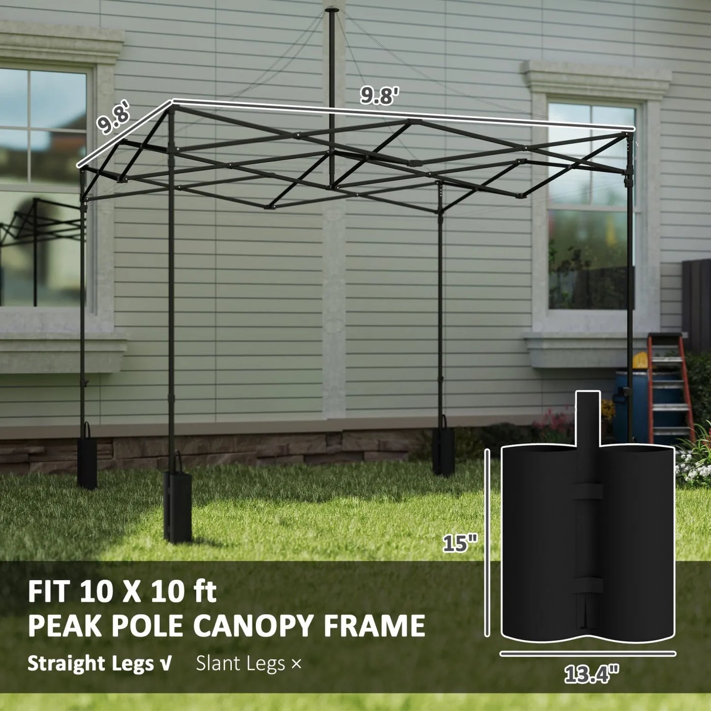 Oeny Replacement Canopy Top For Pop Up Canopy Tent UPF50