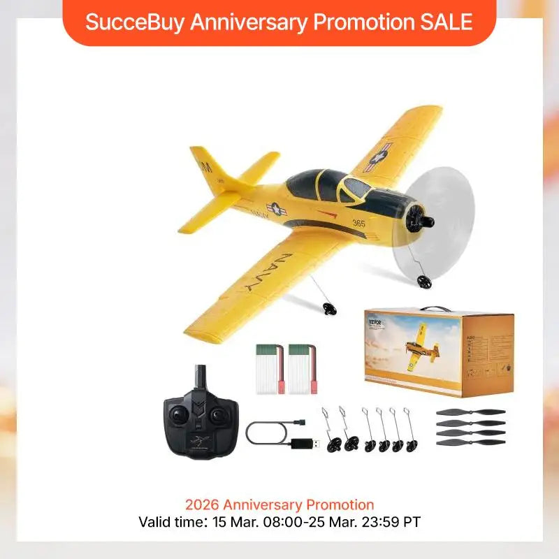 RC Plane 2.4G 4CH Remote Control Airplane With Gyro Stabilizer