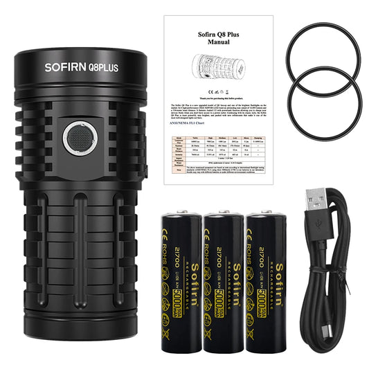 Sofirn Q8 Plus Super Powerful XHP50B LED Flashlight