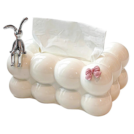 Bubble Tissue Holder Minimalist Paper Towel Dispenser Creative Cotton Candy Tissue Cover Home Decoration