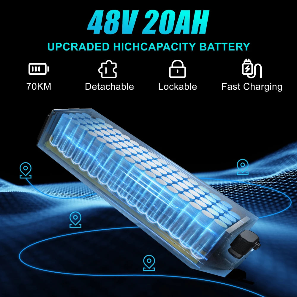 HX X9B Electric Scooter 1000W Foldable For Urban Adults