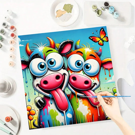 Animal Paint By Numbers For Adult Dragon Picture Diy Art Craft Kit HandPainted On Canvas Valentines Gift Home Decor