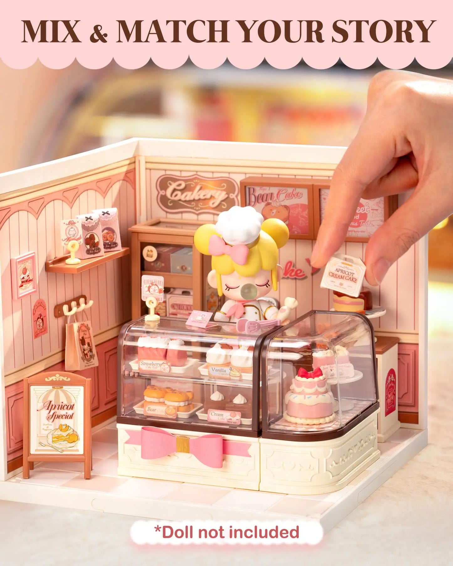 Robotime Cake Shop Dollhouse Building Blocks