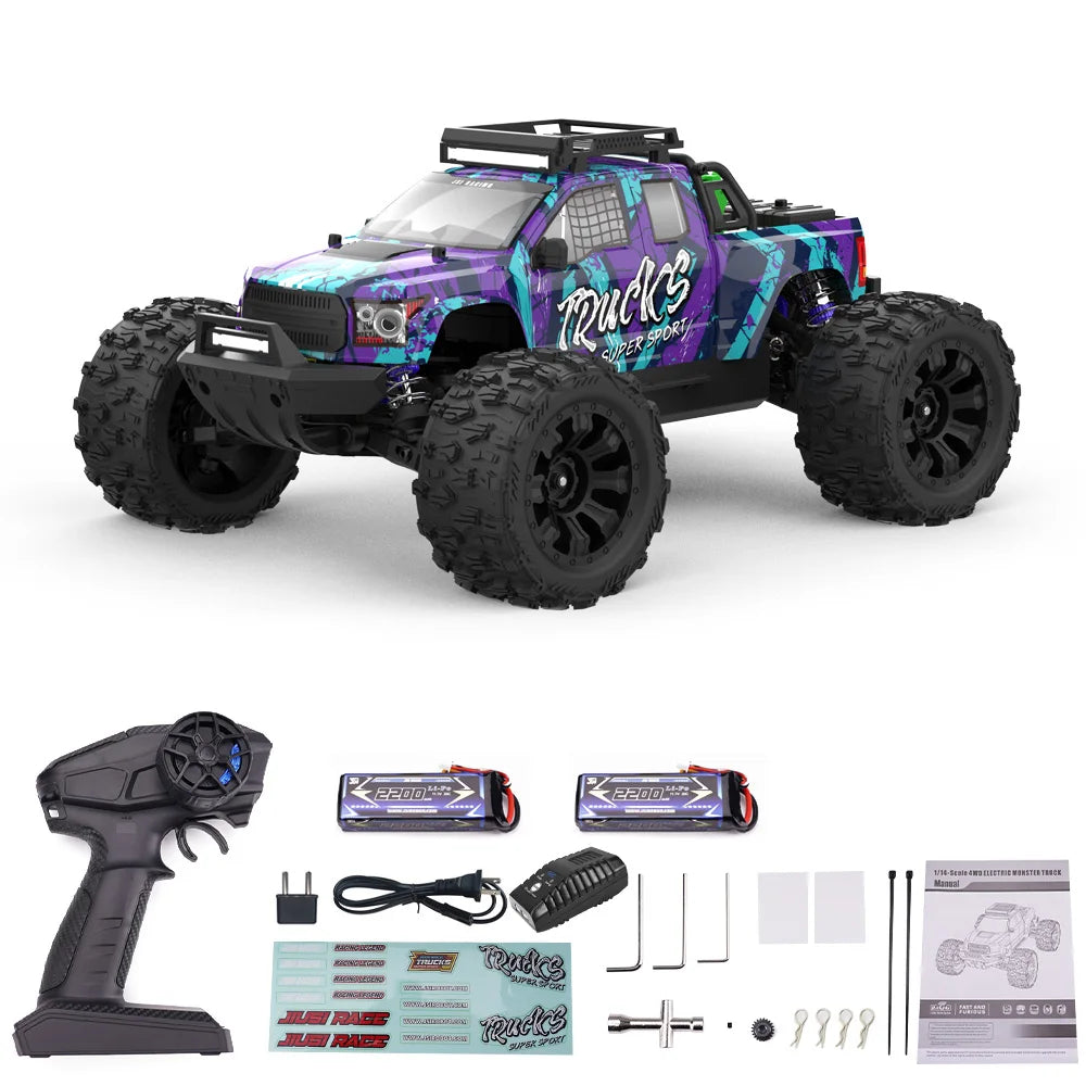 NONECE PT14R Brushless RC Truck 4x4 Remote Control 50MPH