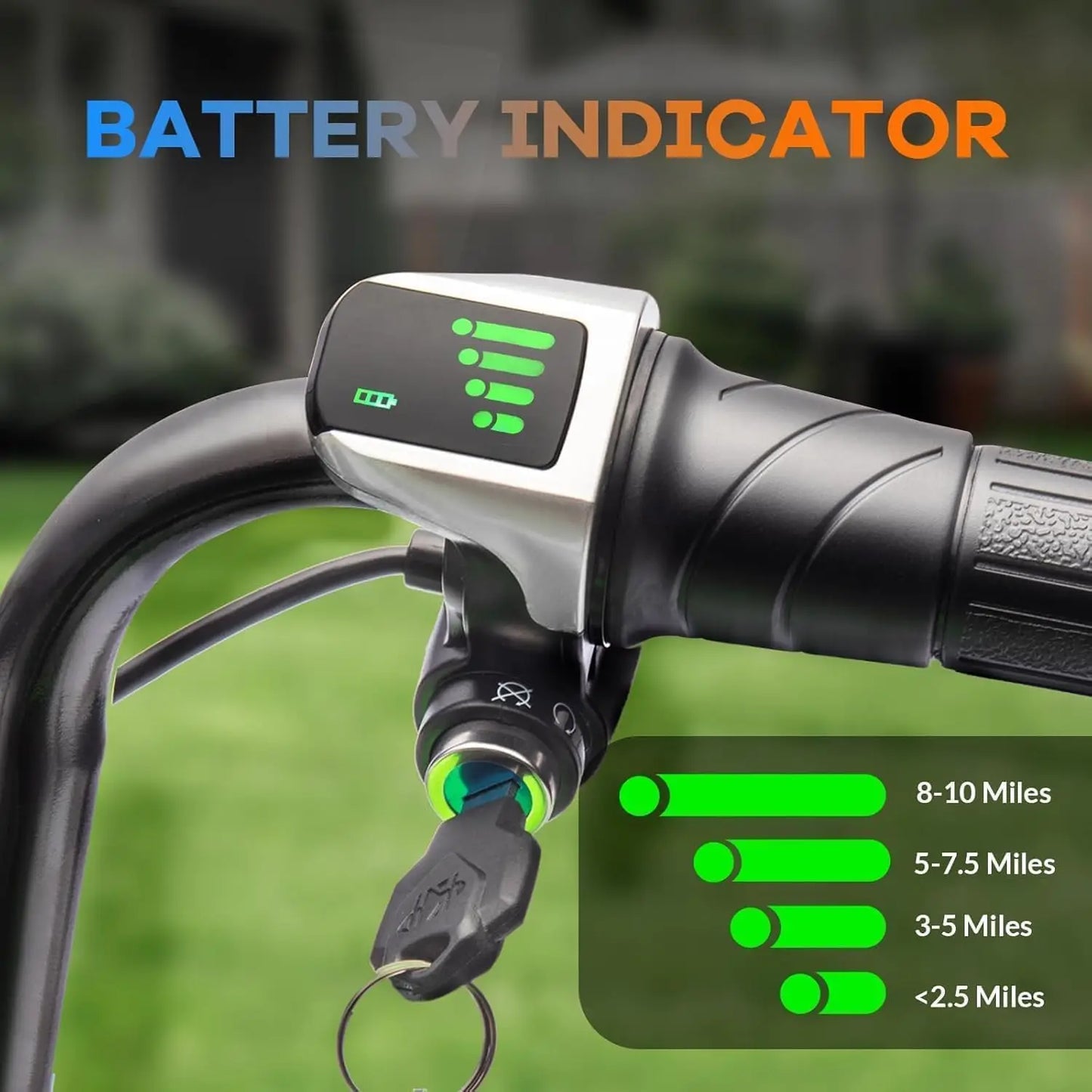 HiMISS 24V 250W Kids Electric Dirt Bike TwoSpeed 14 MPH