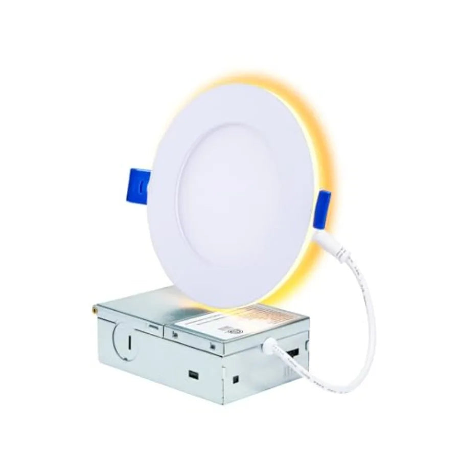 Canless LED Recessed Downlights with Night Light and Selectable CCT