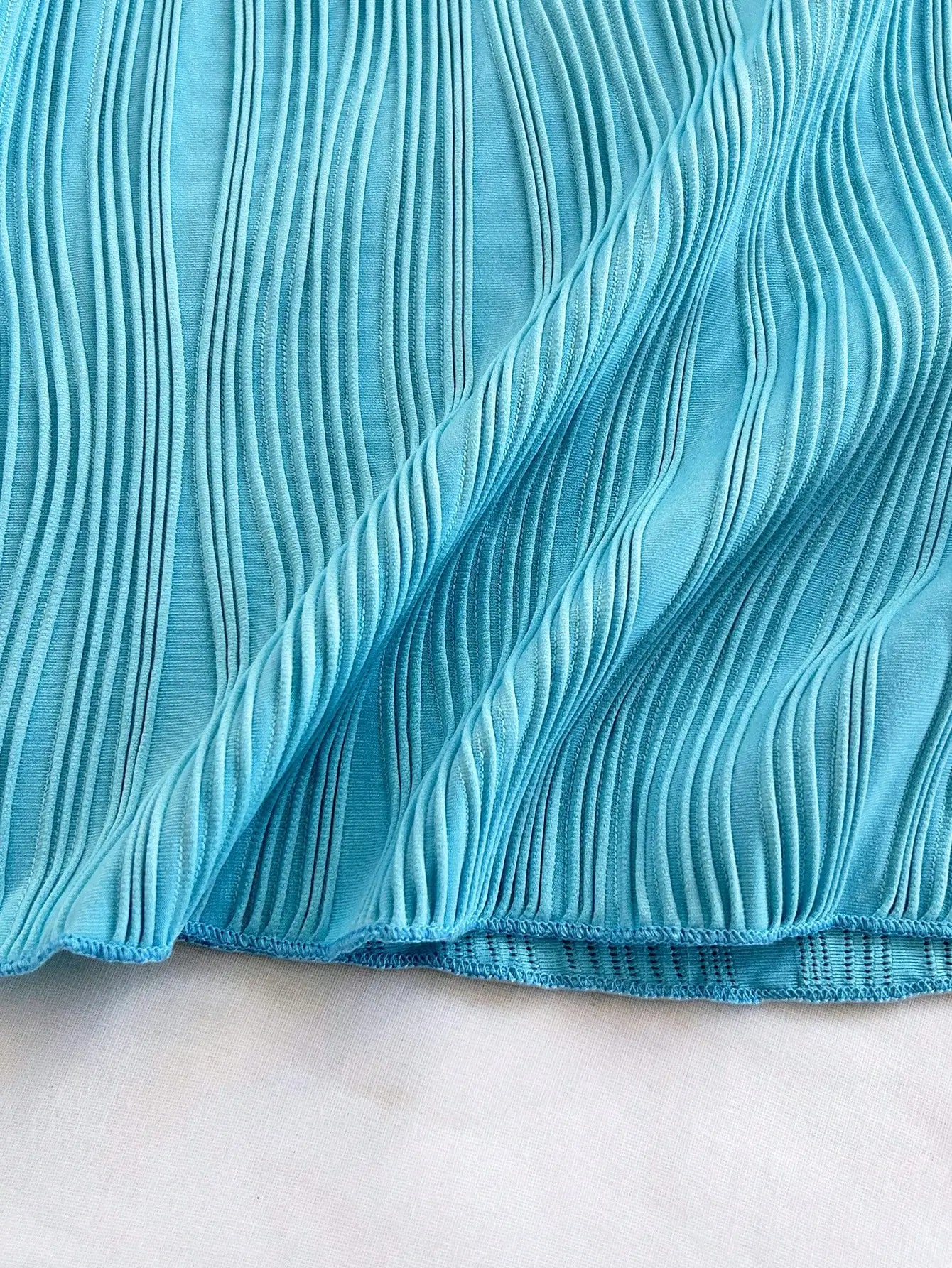 Strapless Twist Knot A-Line Dress For Summer Vacation