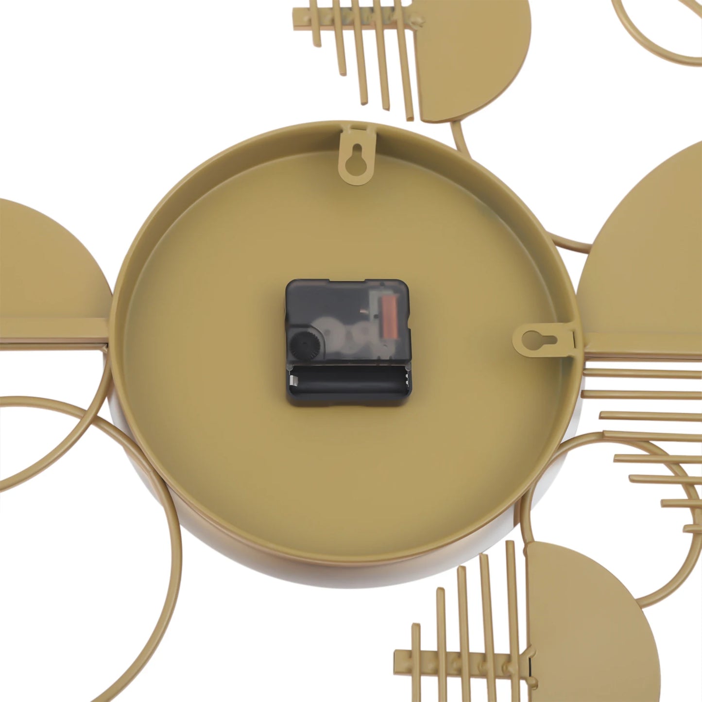 Creative Modern Metal Wall Clock Silent Battery Operated
