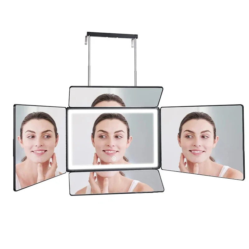 360 Degree Self Haircut Mirror With LED Lights 5 Way